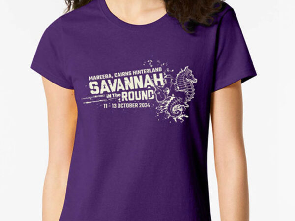 SAVANNAH IN THE ROUND 2024 FEMALE FITTED EVENT SHIRT