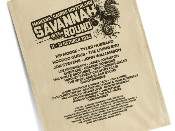 SAVANNAH IN THE ROUND 2024 TEA TOWEL