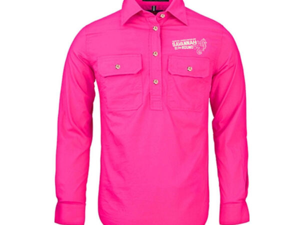 SAVANNAH IN THE ROUND 2024 FEMALE HALF-BUTTONED WORKSHIRT